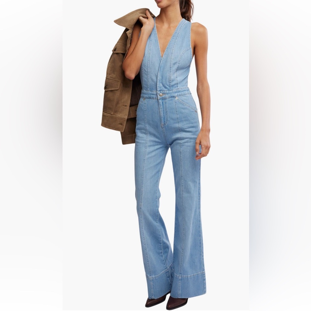 NWT Free People Denim jumpsuit